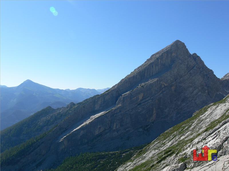 Blick zum kleinen Watzmann (2307m)